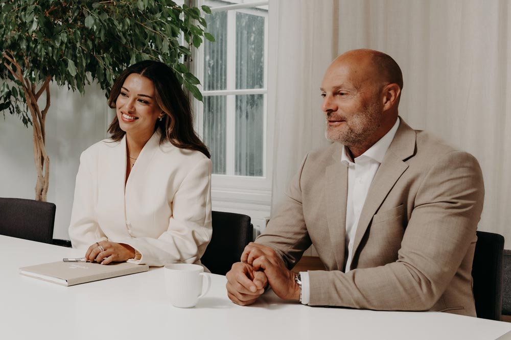 Två medarbetare från Ceteri