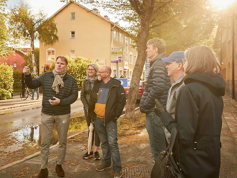 Även inslag om Västerås nutidshistoria ingår i matvandringarna