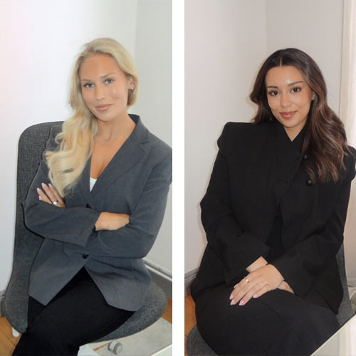 Nya medarbetare Nellie och Elnaz